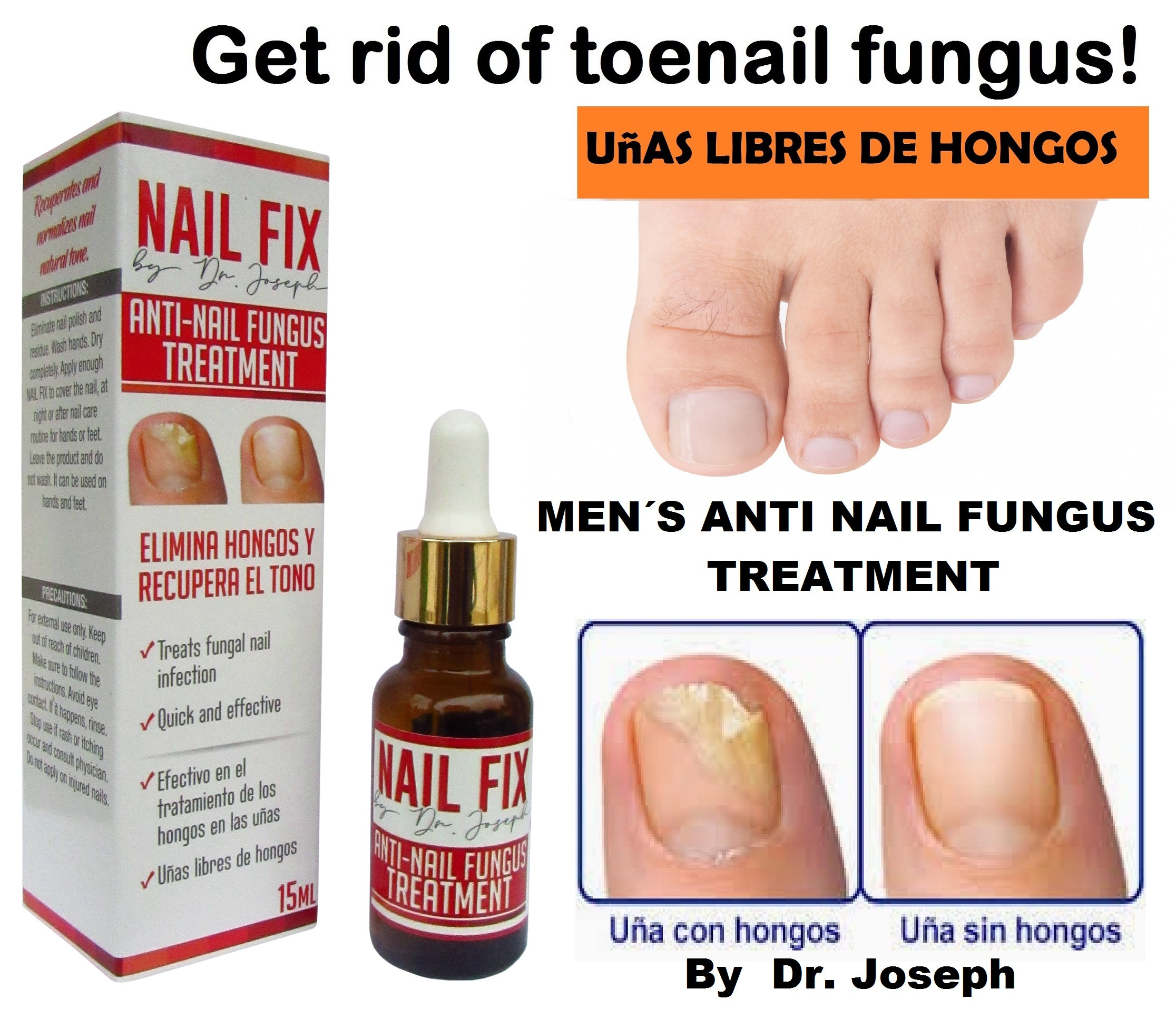 Dr. Joseph Best Anti- Nail Fungus (nailfix ) Toenail 1 Bottle