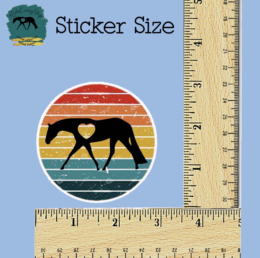Apha Sticker Horse Riding Discipline Sticker, Affirmation Sticker, Customizable ...