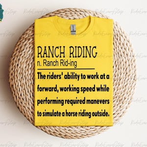 Ranch Riding T-Shirt, AQHA, APHA,Horse Tees, Horse Gifts, Horse Definitions