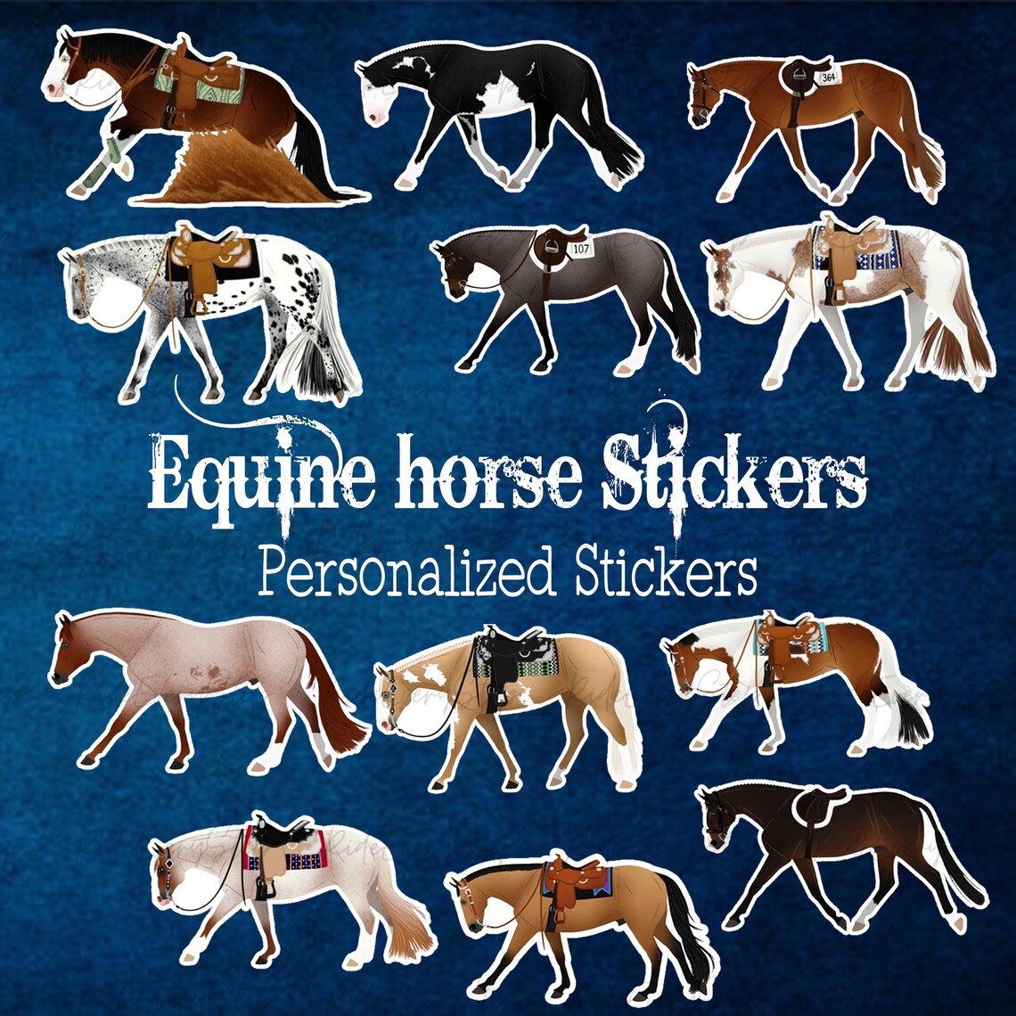 Apha Sticker Horse Riding Discipline Sticker, Customizable Stickers, AQHA, APHA ...