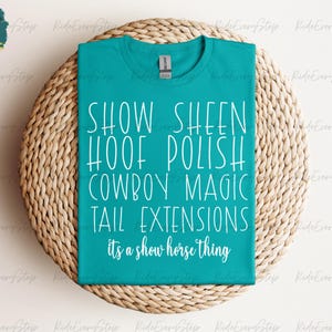 ItAShowHorseThing T-shirt//RideEveryStride T-shirt//Hästtröjor////Anpassade mönster
