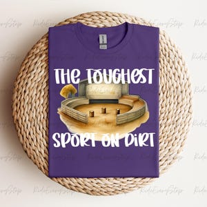 Barrel Racer &quot;Toughest Sport on Dirt&quot;, Barrel Racing Shirt, Barrel Racing T-Shirt, Funny Barrel Racing Shirt, and Barrel Racing Gift