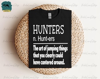 Hunters & Jumpers T-Shirt//RideEveryStride T-shirt//Horse Tees//English Riding//Custom Patterns//HorseShow