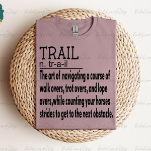 Trail T-Shirt//RideEveryStride T-shirt//Horse Tees////Custom Patterns//HorseShow