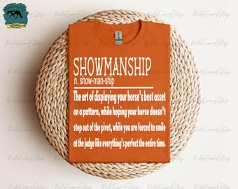 Showmanship T-Shirt//RideEveryStride T-shirt//Horse Tees////Custom Patterns//HorseShow