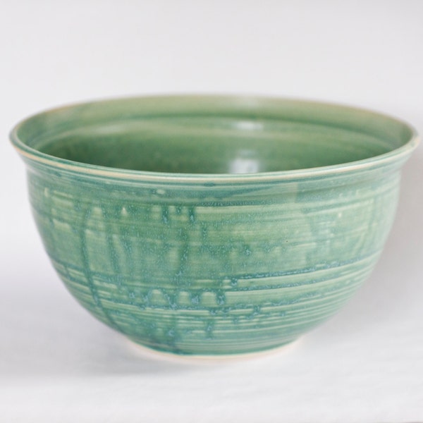 Large Turquoise Serving Bowl