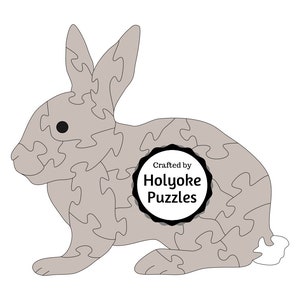 Rabbit Puzzle Pattern PDF PNG SVG Digital Download - Etsy