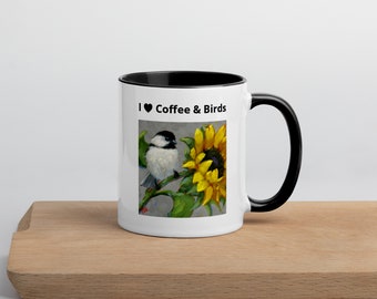 Coffee Mug for Bird Lovers Chickadee