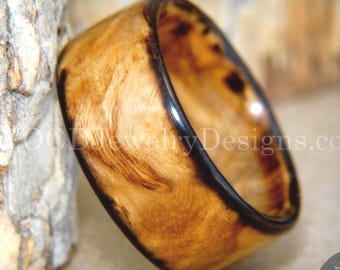 Bentwood Ring - "Ole Smoky" Olive Wood Ring