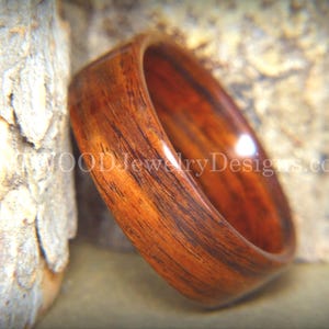 Bentwood Ring - Kingwood Handcrafted Wood Ring