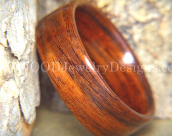 Bentwood Ring - Kingwood Handcrafted Wood Ring