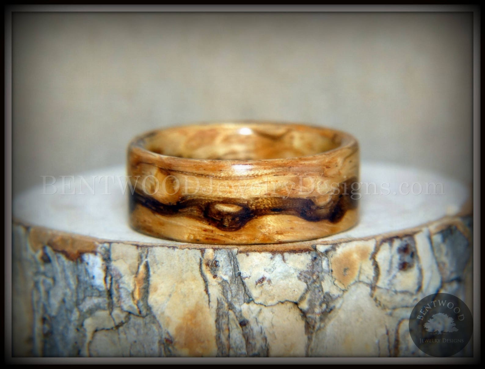 Bentwood Ring wavy Zebrawood Ring Handcrafted Etsy