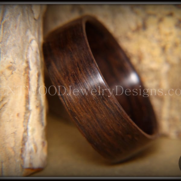 Bentwood Ring - "Ancient" Medium Darkness Bog Oak Wood Ring bentwood process for durable and beautiful wood ring.  ***LIMITED SUPPLY***