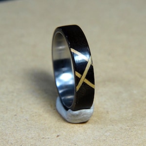 SIZE 12 - Ebony Birch Inlays Titanium Core