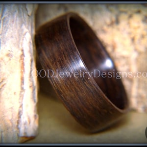 Bentwood Ring - &quot;Ancient&quot; Medium Darkness Bog Oak Wood Ring ***LIMITED SUPPLY***