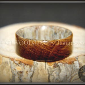Bentwood Antler Ring - "The Whiskey Hunter" Whiskey Oak Barrel on Antler