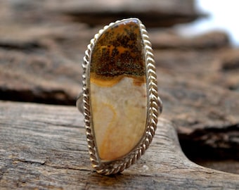 Landschsaft Jaspis Edelstein Armband "Steg