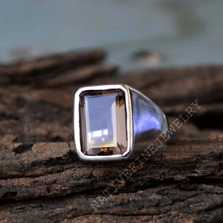 Natural Rose Quartz Octagon Ring 925 Silver Jewelry.Free Shipping.All US SIZE Natural Rose Quartz Octagon Ring 925 Silver Jewelry.Free Shipping.All US SIZE