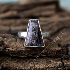 Natural Pietersite Jasper Ring, Jasper Ring, Birthstone Ring, Pietersite and 925 Sterling Silver Ring, Power Healing Gemstone Gift Ring