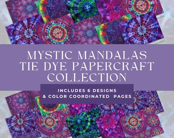 Mystic Mandalas Tie Dye Craft Paper Collection