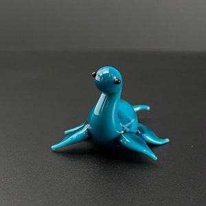 Nessie Sculpture Mini Glass Loch Ness Monster - plesiosaur- dinosaur - necklace - myths monster legend