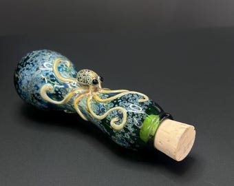 Medium Octopus Bodice Chiller - Glass Spell Bottle