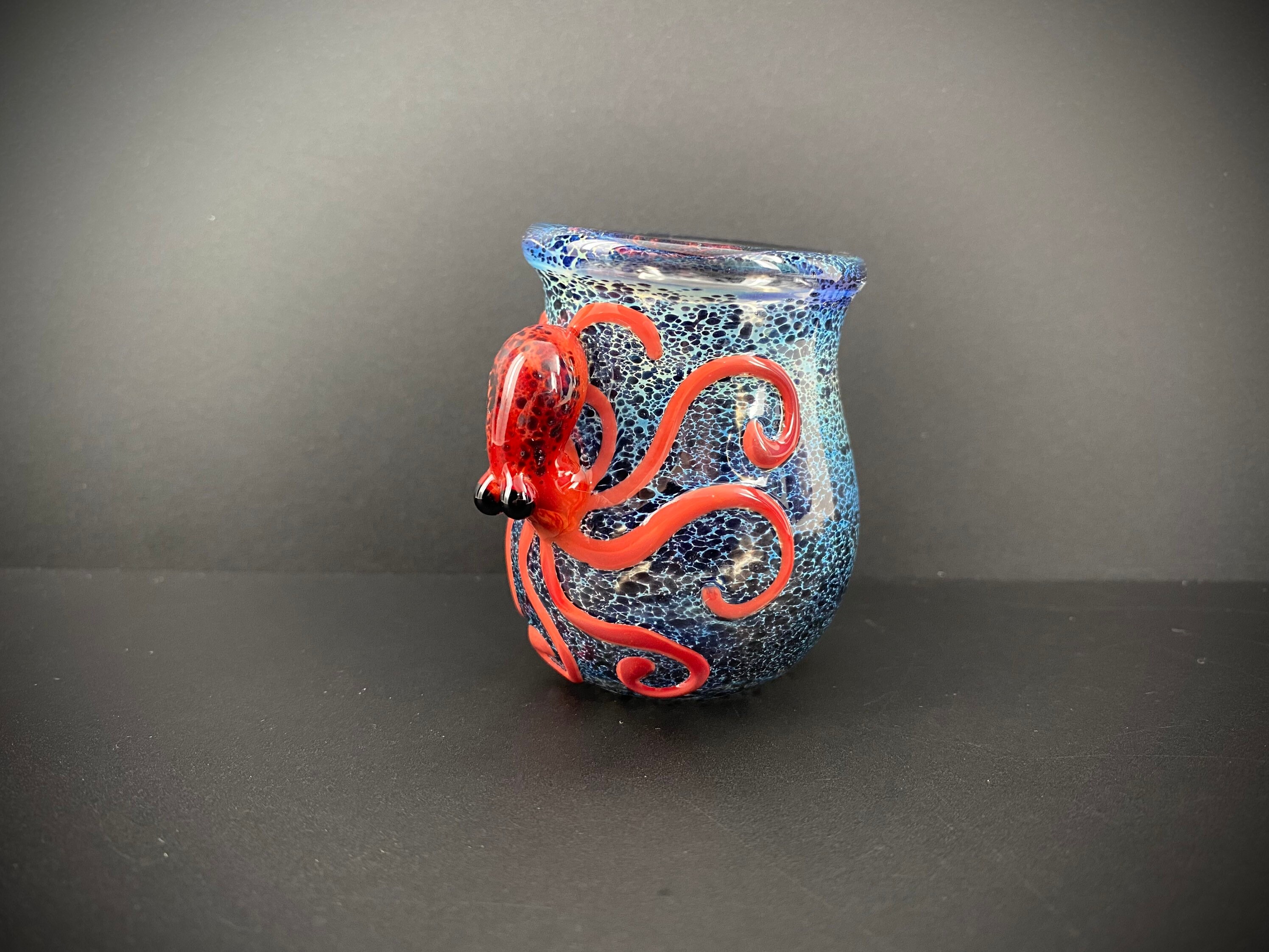 Octopus Shot Glass Jar Qtip holder toothpick holder ring Etsy