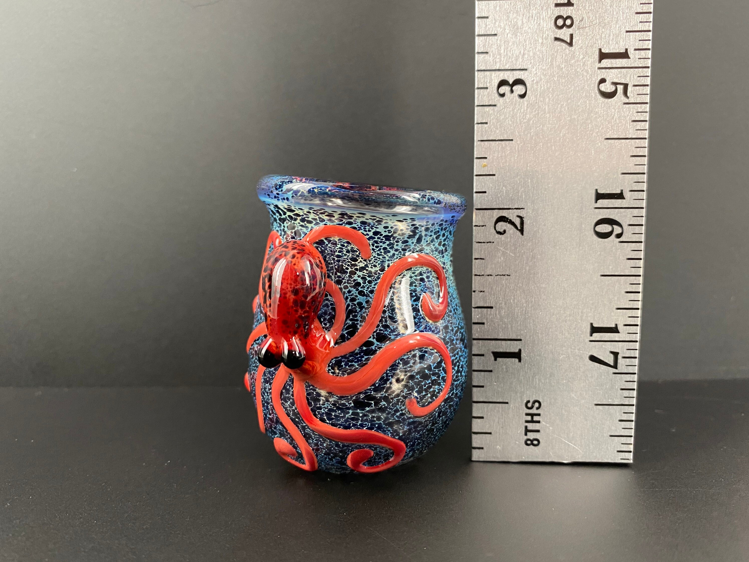 Octopus Shot Glass Jar Qtip holder toothpick holder ring Etsy