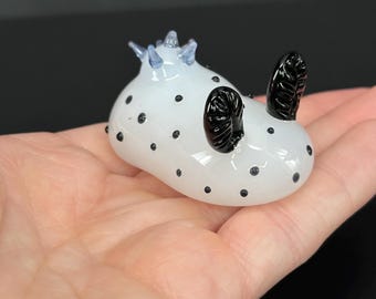 Glass Sea Bunny Nudibranch Sculpture - Sea Slug