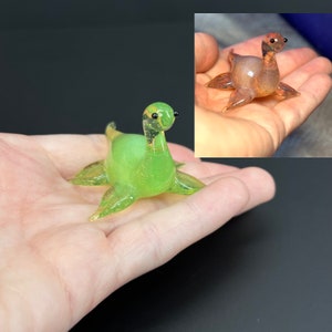 Color Changing Nessie Sculpture - Loch Ness Monster Mini - plesiosaur- dinosaur - myths monster legend