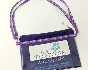 fanny pack Lanyard Pouch NavyArrow adjustable crossbody lanyard and over the shoulder 4-way Hip Sling