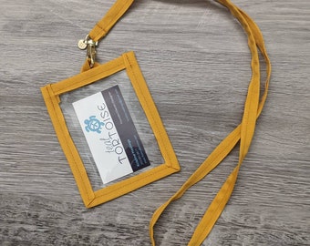 Lanyard - Portrait - ID Badge and Vaccine Card Holder - Detachable