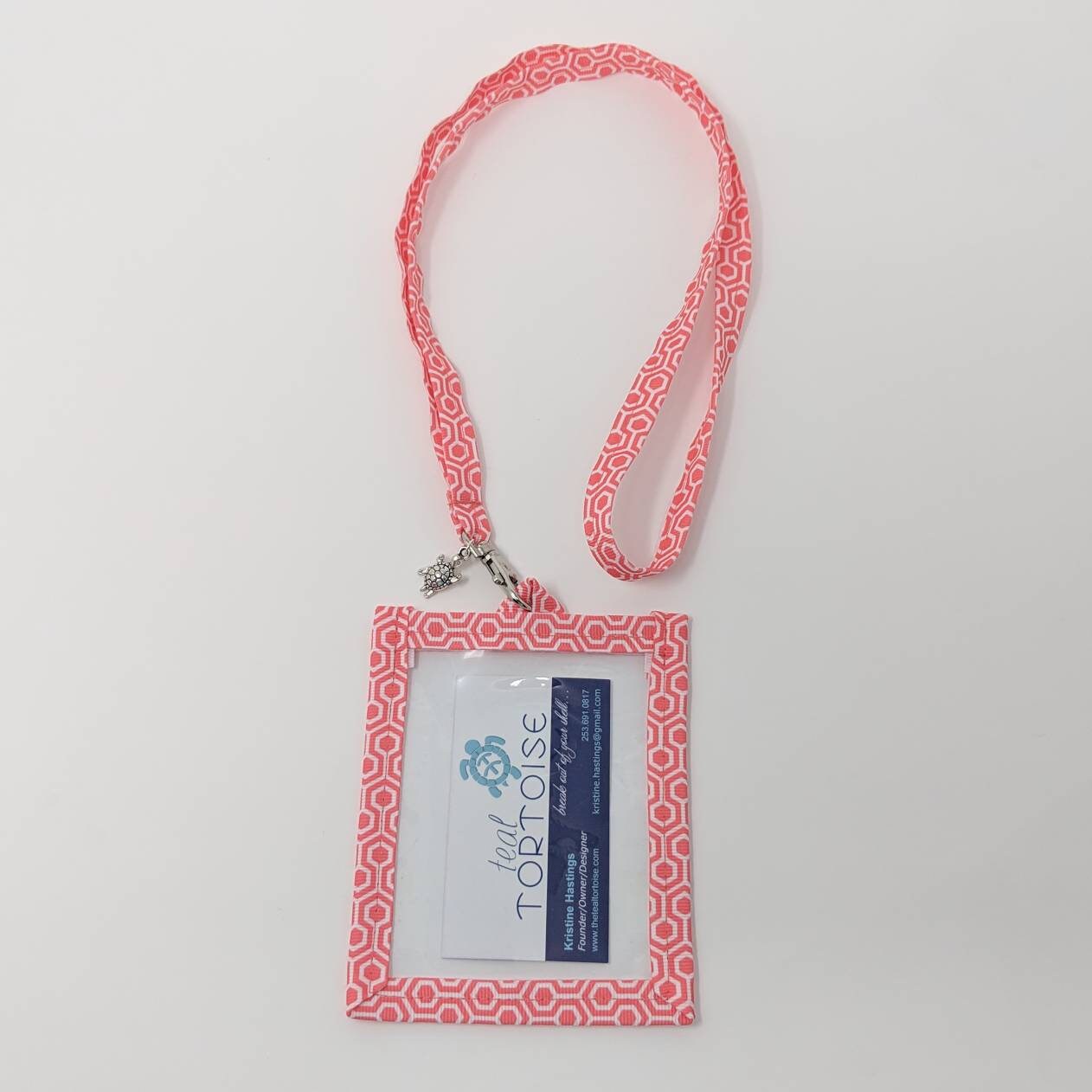 Badge Holder Lanyard Portrait Custom Lanyard ID and Name Pouch Badge Holder