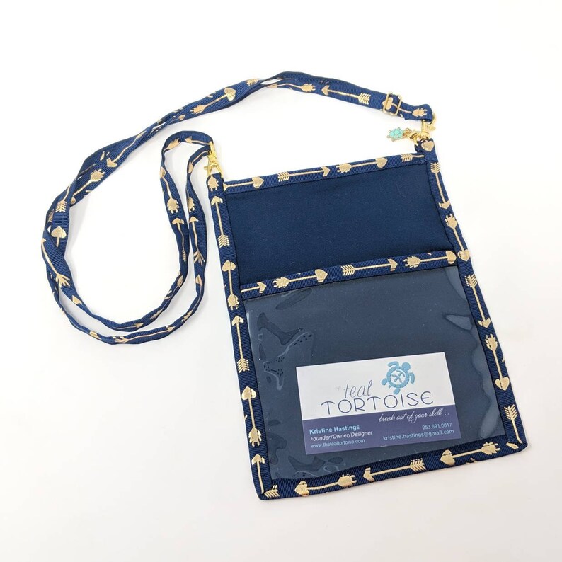 fanny pack Lanyard Pouch NavyArrow adjustable crossbody lanyard and over the shoulder 4-way Hip Sling