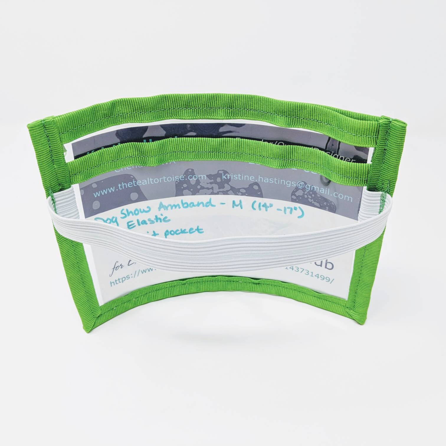 Dog Show Armband Elastic Armband dog show number holder with bait