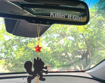 Killin It Girl Rear View Mirror Decal
