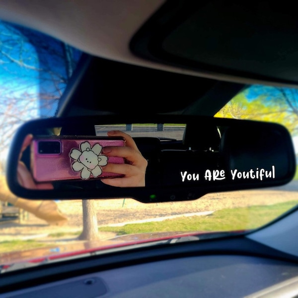 Youtiful Rear View Mirror Decal