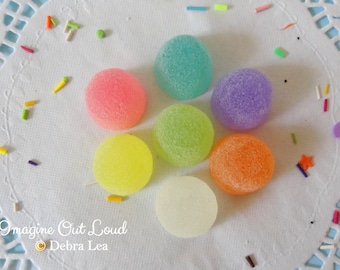 Fake Candy Rainbow PASTEL LARGE Gumdrops Display Food Prop Decor