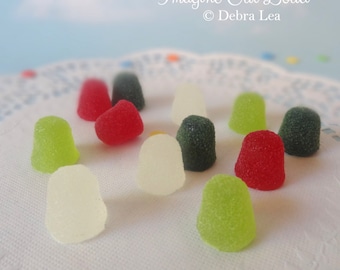 Fake Candy Faux Spice Drops Gumdrops Christmas Holiday Sweets Display Food Prop Decor