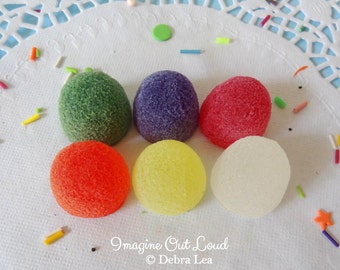 Fake Candy Rainbow LARGE Gumdrops Display Food Prop Decor