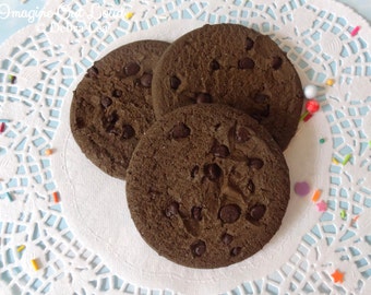 FAUX Brownie Chocolate Chip Cookie Set Fake Fake Food