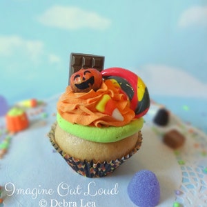 Fake Cupcake Handmade Halloween Candy Candies Trick or Treat Sweets