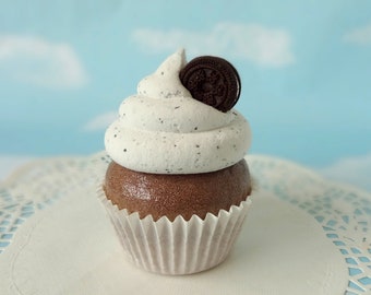 Fake Cupcake Handmade Chocolate Cookies N Cream Faux Creme Sandwich
