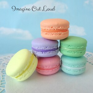 Fake Macaron SIX Flavor Set Faux Cookies 1.5 Food Prop - Etsy