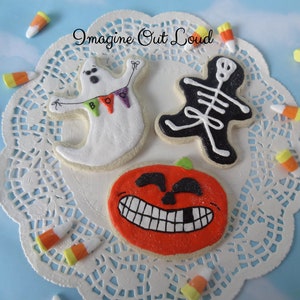 Nepsuikerkoekje Halloween set van 3 handgemaakte nepkoekjes