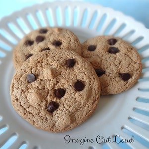 FAUX Chocolate Chip Cookie Set Fake Fake Food Prop Decoration Handmade