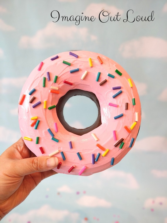 Giant Faux Donut Wall Art: 7.5