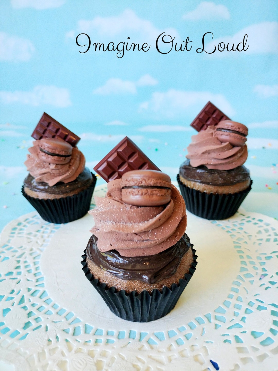 Innofinity Knstliche Makronen  Deko-Lebensmittel Fr Display (Kuchen,  Cupcake)