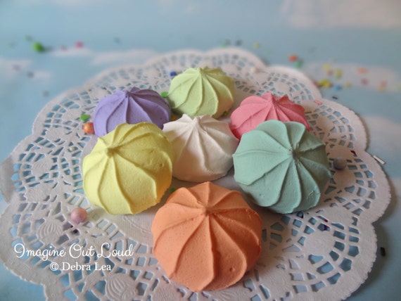 FAUX Cookie Meringue Set Pastel Fake