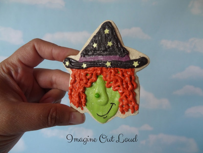 Fake Sugar Cookie Halloween Set of 3 Handmade Faux Cookies image 5